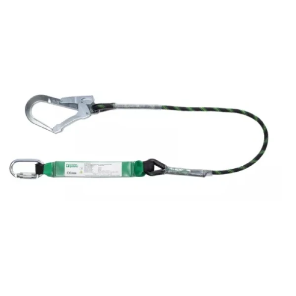 Sistem anticadere cu absorbant de soc, din coarda impletita 1,5m NYSSA, testata si certificata pe margini ascuțite conform CNB/P/11.074 vg , EN 355