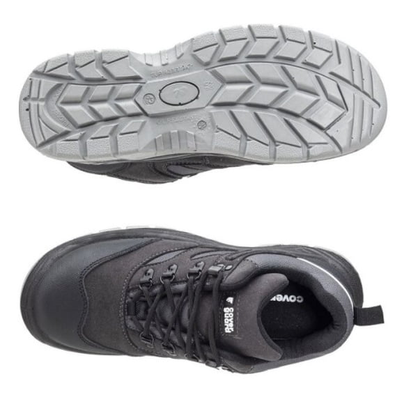 Pantofi de protectie S3, SRC, SILVER cu bombeu metalic, partea superioara hidrofuga, respirabila, dunga reflectorizanta la spate