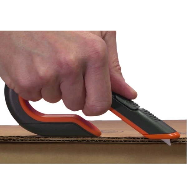 Cutter pentru cutii, cu lama ceramica retractabila, in 3 pozitii, Slice Manual Box Cutter cu maner ergonomic, pentru desfacerea in siguranta a cutiilor sau pachetelor