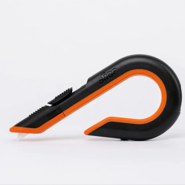 Cutter pentru cutii, cu lama ceramica retractabila, in 3 pozitii, Slice Manual Box Cutter cu maner ergonomic, pentru desfacerea in siguranta a cutiilor sau pachetelor