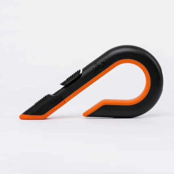 Cutter pentru cutii, cu lama ceramica retractabila, in 3 pozitii, Slice Manual Box Cutter cu maner ergonomic, pentru desfacerea in siguranta a cutiilor sau pachetelor