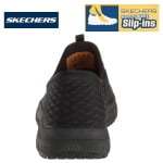 SK108144EC-BLK_Pantofi ocupationali OB FO SRC, model sport pentru femei SKECHERS SUMMITS SR – ENSLEE, Hands Free Slip-Ins, incaltare rapida, usori si confortabili_spate