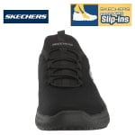 SK200205EC-BLK_Pantofi ocupationali OB FO SRC, model sport pentru barbati SKECHERS SUMMITS SR – COLSIN, Hands Free Slip-Ins, incaltare rapida, usori si confortabili_fata
