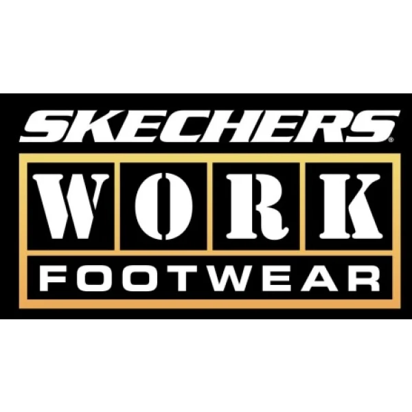 Pantofi de protectie, S1P, SRC, ESD, model sport, SKECHERS SYNERGY-OMAT, usori si confortabili, bombeu din aluminiu, plasa 3D pentru respirabilitate, intaritura TPU pe varf, piele pe calcai