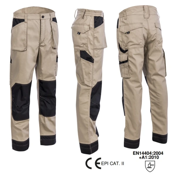 CG5ORP020_Pantaloni de lucru, talie, Orosi, bej, material rezistent Ripstop, spate inaltat, genunchi preformati, tiv suplimetar 5cm, intarituri Oxford 600D, buzunare multiple_princ1 Pantaloni de lucru, talie, Orosi, bej, material rezistent Ripstop, spate inaltat, genunchi preformati, tiv suplimetar 5cm, intarituri Oxford 600D, buzunare multiple