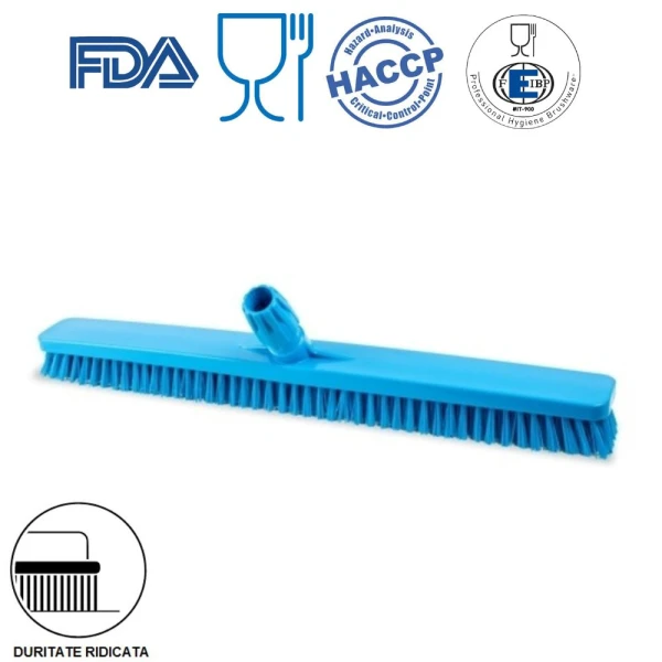 IGX1014BT_Perie pentru pardoseli si pereti, 60 cm, duritate ridicata, albastra, rezistenta la 121°C, autoclavare pentru industria alimentara, certificare HACCP, FDA Perie pentru pardoseli si pereti, 60 cm, IGEAX 1014T, duritate ridicata, albastra, rezistenta la 121°C, autoclavare  pentru industria alimentara, certificare HACCP, FDA