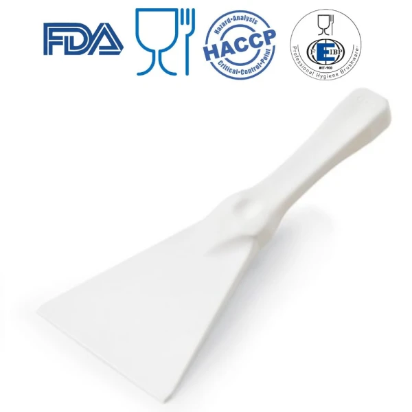 IGX1110W_Spaclu din polipropilena pentru curatarea reziduurilor si crustelor fara a deteriora suprafetele in industria alimentara, latime 110 mm, rezistenta termica 80 °C, certificata HACCP, FDA_1 Spaclu alb din polipropilena pentru curatarea reziduurilor si crustelor fara a deteriora suprafetele in industria alimentara, latime 110 mm, rezistenta termica 80 °C, certificata HACCP, FDA