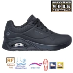 SK108021EC-BLK_Pantofi ocupationali O1, FO, SRC, ESD, model sport pentru femei, SKECHERS UNO SR, usori, confortabili, ergonomici, brant Cooled Air Memory Foam, Relaxed Fit, Skech-Air_lateral_exterior