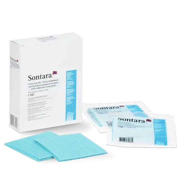 Lavete impaturite 1/4 Sontara SPS Primary Tack Cloth, impregnare medie, pentru curatarea suprafetelor de praf si impuritati inainte de vopsire, stergeri critice, fara scame, 30.5 x 45.7 cm, verde, 12 lavete/pach, 12 pach/bax, D13578924