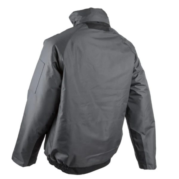 Jacheta de iarna impermeabila, captusita, Goma, gri, Ripstop, pentru conditii cu temperaturi scazute, ploaie sau vant, cusaturi sudate, Coverguard