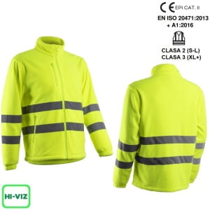 Jachete fleece reflectorizante