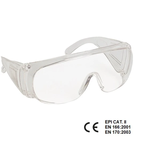 CG60401_Ochelari de protectie Visilux, panoramici, lentile incolore din policarbonat, tratate anti-UV, rezistenti la temperaturi ridicate, Coverguard_1 Ochelari de protectie Visilux, panoramici, lentile incolore din policarbonat, tratate anti-UV, rezistenti la temperaturi ridicate, Coverguard