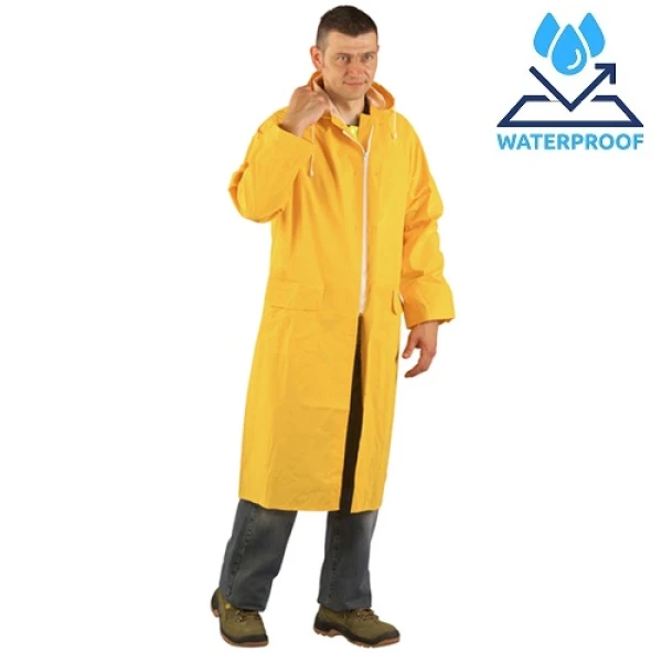 CGMO50315_Pelerina de ploaie, PVC galbena, impermeabila, protectie impotriva ploii si vantului, imersie dubla in PVC, gluga fixa, Coverguard_princ Pelerina de ploaie, PVC galbena, impermeabila, protectie impotriva ploii si vantului, imersie dubla in PVC, gluga fixa, Coverguard