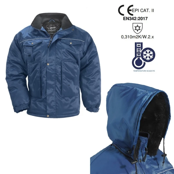CGMO57630_Haina captusita pentru medii cu temperaturi scazute, Beaver, rezistenta in uz, impermeabila, captusita cu blana artificiala-Coverguard-princ Haina captusita pentru medii cu temperaturi scazute, Beaver, rezistenta in uz, impermeabila, captusita cu blana artificiala, gluga detasabila, elemente reflectorizante, Coverguard
