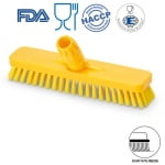 IGX1016WM_Perie pardoseli si pereti, 30 cm, duritate medie, galbena, rezistenta la 121°C, autoclavare Food Contact, HACCP, FDA