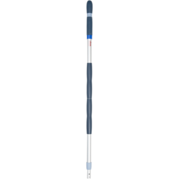Maner telescopic Vileda 111385, albastru, din aluminiu, usor, rezistent, reglabil 100-180 cm, prindere ergonomica, anti-alunecare
