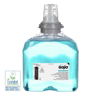 DELISTAT-Sapun spuma GOJO Freshberry TFX 5361, 1200 ml, spuma delicata cu parfum proaspat, hidrateaza si catifeleaza pielea, testat dermatologic, certificat ecologic Ecolabel