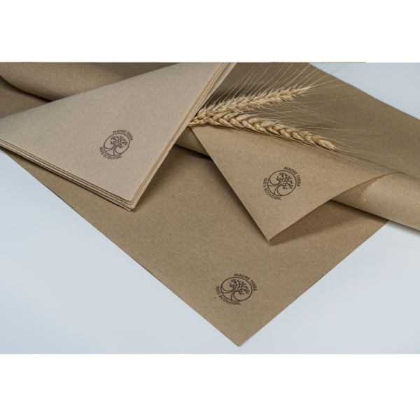 Placemat hartie MADRE TERRA, bej, 2 straturi, 30 x 40 cm, 100% material reciclat, 200 buc/pachet, 10 pach/bax, Celtex I-0018N