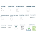 SD402297_Hartie igienica mini jumbo Papernet 402297, alba, 2straturi, celuloza, 140 m, 459 portii, 12 role_bax, Ecolabel_specificatii