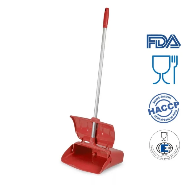 IGX1082R_Faras rabatabil cu maner lung 80 cm, tip lobby pan, IGEAX 1082, rosu, cu capac, rezistent la 121°C autoclavare, industria alimentara, HACCP, FDA- Faras rabatabil cu maner lung 80 cm, tip lobby pan, IGEAX 1082, rosu, cu capac, rezistent la 121 °C autoclavare, pentru industria alimentara, certificata HACCP, FDA