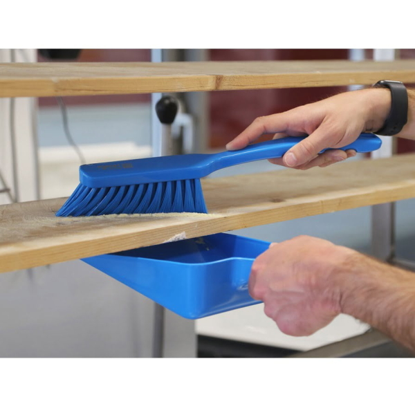 Faras cu maner scurt, Igeax 1022, alb, din polipropilena, rezistent la 121 °C autoclava, pentru industria alimentara, certificata HACCP, FDA