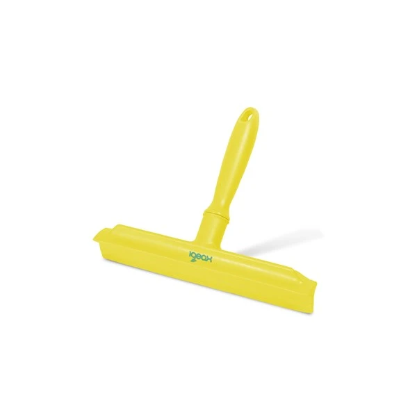 Racleta de apa cu maner scurt, 30 cm, IGEAX 1059, galbena Racleta de apa cu maner scurt, 30 cm, IGEAX 1059, galbena, rezistenta la 121°C, pentru suprafete mici, pentru industria alimentara, certificata HACCP