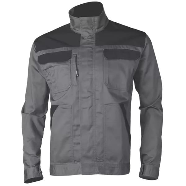 Haina de lucru Technicity, gri, practica si confortabila, cusaturi duble, buzunare multiple, 35% Bumbac, 65% Poliester, 245g/m², Coverguard