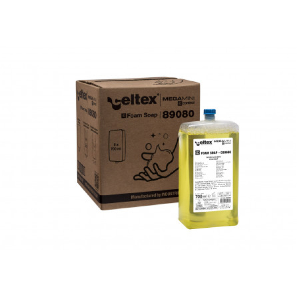Sapun spuma E-CONTROL 700 ml, usor parfumat, pentru utilizare frecventa, Ecolabel, testat dermatologic- compatibil cu dispenser CE95520