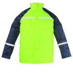 CG5071_Costum de ploaie din doua piese, FLUO cu banda reflectorizanta, galben fluorescent – albastru inchis, Coverguard_2