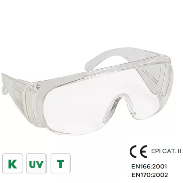 CG60400_Ochelari de protectie Visilux, panoramici, lentile incolore tratate anti-UV, anti-zgariere, rezistenti la temperaturi ridicate, Coverguard_1 Ochelari de protectie Visilux, panoramici, lentile incolore din policarbonat, tratate anti-UV, anti-zgariere, rezistenti la temperaturi ridicate, Coverguard