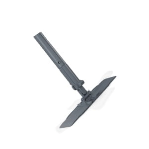 Suport pentru mop SAFE T, 40 cm, gri, cu deschidere rapida, fara atingerea mopului, igienic si ergonomic