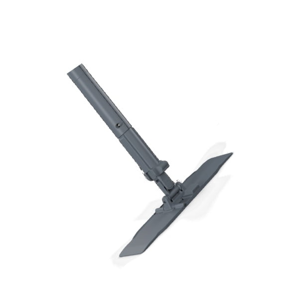 Suport pentru mop SAFE T, 40 cm, gri, cu deschidere rapida, fara atingerea mopului, igienic si ergonomic