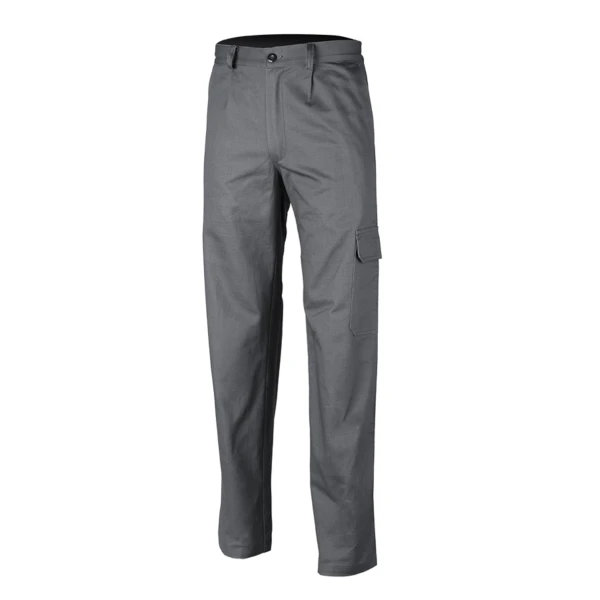 Pantaloni de lucru, INDUSTRY, gri, tercot, 65%poliester, 35% bumbac, 245 g/m², confortabili, material rezistent la uzura, cusaturi intarite, Coverguard