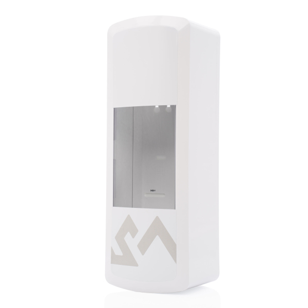 Dispenser automat cu senzor, pentru sapun spuma si gel dezinfectant SVEMA DENALI-A alb, 1250 ml, fara atingere