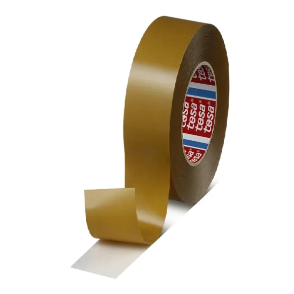 TS04962-00007-00_Banda dublu adeziva tesa 4962, suport textil netesut si adeziv acrilic, maro, 19 mm x 50m_1 Banda dublu adeziva tesa 4962, suport textil netesut si adeziv acrilic, maro, 19 mm x 50m, fixarea pieselor de plastic, spuma, hartie, textile si piele pe termen lung