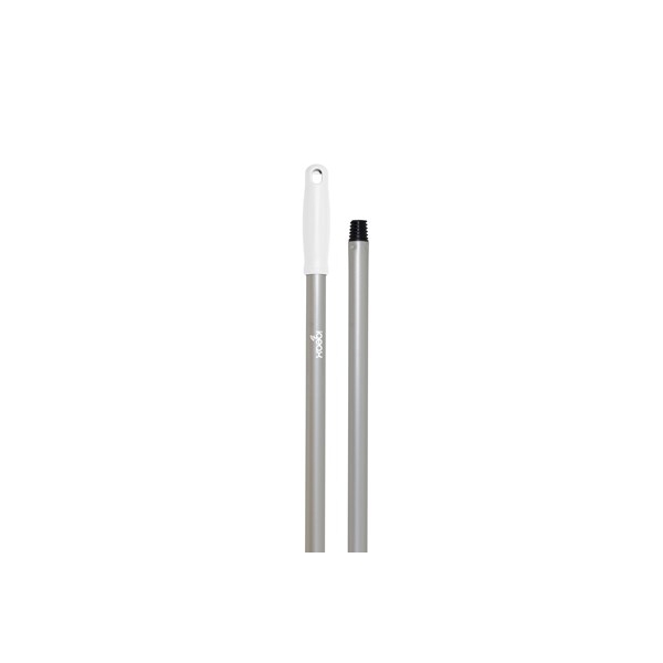 DELISTAT-Coada / Maner 130 cm, alb,  pentru maturi, raclete si perii IGEAX, din aluminiu, rezistent la 121 °C,  autoclavare, pentru industria alimentara, certificata HACCP, FDA