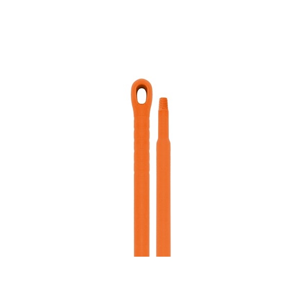 Coada / Maner  150 cm, portocaliu, pentru matura, perii si racleta IGEAX, din plastic si fibra de sticla, rezistenta la 100 °C, autoclavare 121 °C, pentru industria alimentara, certificata HACCP, FDA