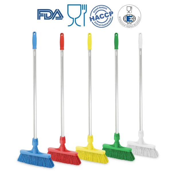 Matura mica pentru faras tip lobby pan, IGEAX 1020, rosu, maner 80 cm, duritate medie, termorezistenta, autoclavare la 121 °C, pentru industria alimentara, certificata HACCP, FDA