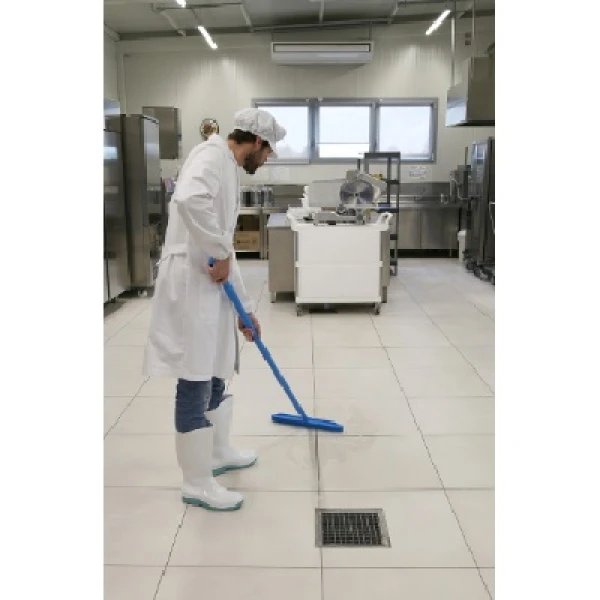 Racleta de apa 45cm, IGEAX 1056, albastra, rezistenta la 100 °C, autoclavare 121 °C, pentru industria alimentara, certificata HACCP