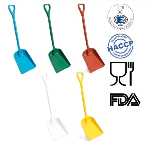 Lopata IGEAX 1101, galben, 350 x 150 x 1110 mm, potrivita pentru manipularea materialelor voluminoase, certificata pentru industria alimentara, HACCP, FDA