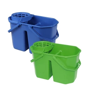 Galeata dubla cu storcator pentru mop, Ellisse, 15 litri
