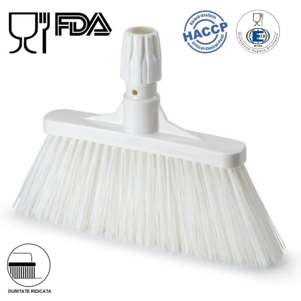 Matura inalta cu peri lungi,  duritate mare, IGEAX 1011, alba, 32 cm, termorezistenta, autoclavare la 121  °C, pentru industria alimentara, certificata HACCP, FDA