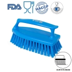 IGX1090BM_Perie de mana cu maner special, IGEAX 1090, duritate medie, albastra, rezistenta la 121°C, autoclavare pentru industria alimentara, certificare HACCP, FDA