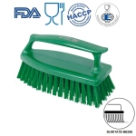 IGX1090GM_Perie de mana cu maner special, IGEAX 1090, duritate medie, verde, rezistenta la 121°C, autoclavare pentru industria alimentara, certificare HACCP, FDA