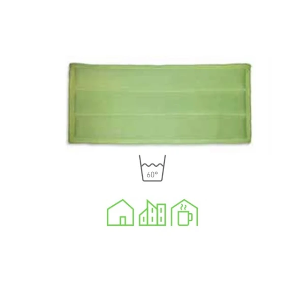 Rezerva pad pentru sticla, pentru sistemul CLEANO, 40 x 11 cm, verde