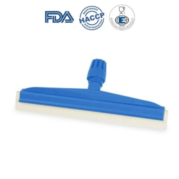 Racleta de apa dubla, 35cm, albastra, IGEAX 1024, rezistenta la 80 °C, pentru industria alimentara , certificata HACCP, FDA