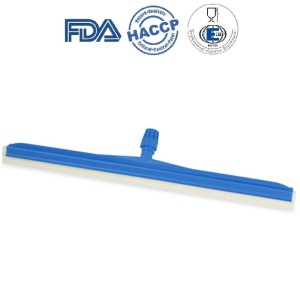 Racleta de apa dubla, 75cm, albastra, IGEAX 1027, rezistenta la 80 °C, pentru industria alimentara, certificat HACCP, FDA