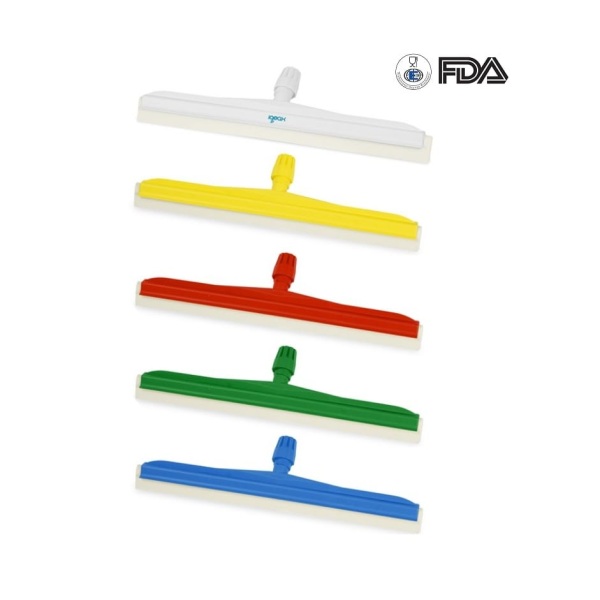 Racleta de apa dubla, 75cm, albastra, IGEAX 1027, rezistenta la 80 °C, pentru industria alimentara, certificat HACCP, FDA
