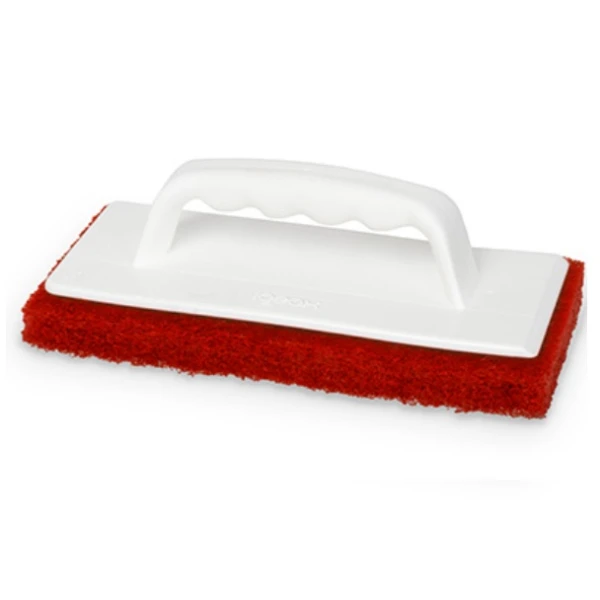 Kit complet, alcatuit din suport manual de pad si pad IGEAX 1028, rosu, pentru curatarea suprafetelor, 250 x 120 x 90 mm