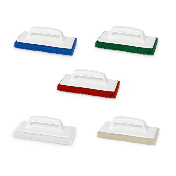 Kit complet, alcatuit din suport manual de pad si pad IGEAX 1028, albastru, pentru curatarea suprafetelor, 250 x 120 x 90 mm